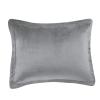 imageAmazon Basics 3 Piece Bedding Set Micromink Sherpa UltraSoft Warm All Season Comforter King Navy Blue SolidCharcoal