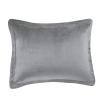 imageAmazon Basics 3 Piece Bedding Set Micromink Sherpa UltraSoft Warm All Season Comforter King Navy Blue SolidCharcoal