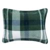 imageAmazon Basics 3 Piece Bedding Set Micromink Sherpa UltraSoft Warm All Season Comforter King Navy Blue SolidGreen Plaid