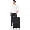 imageAmazon Basics 2 Piece Hardside Spinner Suitcase Luggage with Wheels 20Inch 28Inch BlackBlack