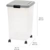 imageAmazon Basics 3Piece Airtight Dog Food Storage Container Combo with Scoop 33 QT  12 QT69 QT