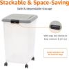 imageAmazon Basics 3Piece Airtight Dog Food Storage Container Combo with Scoop 33 QT  12 QT69 QT