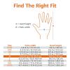 imageAmazon Basics Impact Protection Gloves with Touch Screen Friendly 15G Sandy Nitrile Palm Pack of 120 Pairs Yellow Size XXXSMedium