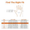 imageAmazon Basics Impact Protection Gloves with Touch Screen Friendly 15G Sandy Nitrile Palm Pack of 120 Pairs Yellow Size XXXSSmall