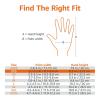 imageAmazon Basics Impact Protection Gloves with Touch Screen Friendly 15G Sandy Nitrile Palm Pack of 120 Pairs Yellow Size XXXSXXSmall