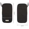 imageAmazon Basics RFID Travel Passport Wallet Organizer 10 x 5 Inches Black Solid