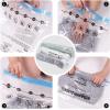 imageAmazon Basics RollUp Travel Zipper Storage Bags Pack of 12 6 Small ampamp 6 Medium Multiple ClearClear