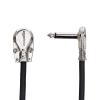 imageAmazon Basics 14 Inch Guitar Patch Auxiliary Cable 6 Inch 6Pack BlackBlack