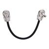 imageAmazon Basics 14 Inch Guitar Patch Auxiliary Cable 6 Inch 6Pack BlackBlack