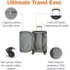 imageAmazon Basics 3 Piece Suitcases Softside Luggage 21quot25quot30quot Durable Design Spinner Wheels Large BlackBlack
