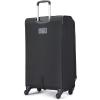 imageAmazon Basics 3 Piece Suitcases Softside Luggage 21quot25quot30quot Durable Design Spinner Wheels Large BlackBlack