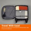 imageAmazon Basics 3 Piece Suitcases Softside Luggage 21quot25quot30quot Durable Design Spinner Wheels Large BlackBlack