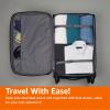 imageAmazon Basics 3 Piece Suitcases Softside Luggage 21quot25quot30quot Durable Design Spinner Wheels Large BlackBlack