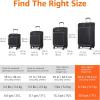 imageAmazon Basics 3 Piece Suitcases Softside Luggage 21quot25quot30quot Durable Design Spinner Wheels Large BlackBlack