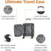 imageAmazon Basics 3 Piece Suitcases Softside Luggage 21quot25quot30quot Durable Design Spinner Wheels Large BlackBlack