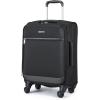 imageAmazon Basics 3 Piece Suitcases Softside Luggage 21quot25quot30quot Durable Design Spinner Wheels Large BlackBlack