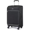 imageAmazon Basics 3 Piece Suitcases Softside Luggage 21quot25quot30quot Durable Design Spinner Wheels Large BlackBlack