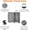 imageAmazon Basics 3 Piece Suitcases Softside Luggage 21quot25quot30quot Durable Design Spinner Wheels Large BlackBlack