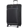 imageAmazon Basics 3 Piece Suitcases Softside Luggage 21quot25quot30quot Durable Design Spinner Wheels Large BlackBlack