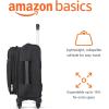 imageAmazon Basics 3 Piece Suitcases Softside Luggage 21quot25quot30quot Durable Design Spinner Wheels Large BlackBlack