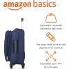 imageAmazon Basics 3 Piece Suitcases Softside Luggage 21quot25quot30quot Durable Design Spinner Wheels Large BlackNavy Blue