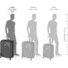 imageAmazon Basics 3 Piece Suitcases Softside Luggage 21quot25quot30quot Durable Design Spinner Wheels Large BlackNavy Blue