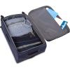 imageAmazon Basics 3 Piece Suitcases Softside Luggage 21quot25quot30quot Durable Design Spinner Wheels Large BlackNavy Blue