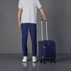 imageAmazon Basics 3 Piece Suitcases Softside Luggage 21quot25quot30quot Durable Design Spinner Wheels Large BlackNavy Blue