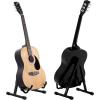 imageAmazon Basics Adjustable Guitar Folding AShape Frame Stand for Acoustic and Electric Guitars with NonSlip Rubber and Soft Foam Arms Fully Assembled Black