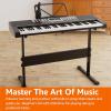 imageAmazon Basics Electric Keyboard Piano with 61 Keys Builtin Speakers Songs for Learning BlackFor Learning