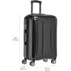 imageAmazon Basics Expandable Spinner Suitcase with Wheels and TSA Lock 30 inch BlackBlack