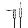 imageAmazon Basics TS 14 Inch RightAngle Instrument Cable for Electric Guitar 10 Foot BlackBlack