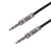 imageAmazon Basics TS 14 Inch Straight Instrument Cable for Electric GuitarBass and Keyboard 10 Foot BlackBlack