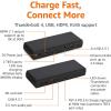 imageAmazon Basics Thunderbolt4USB4 Docking Station 3X Downstream TBT4 Dual Display 1xUSB A 31 Black 476 x 284 x 086 inches786 x 295 x 123 inches