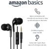 imageAmazon Basics Wired Earbuds with Microphone In Ear Headphones 5118 x 079 x 051 inches BlackBlack