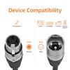 imageAmazon Basics XLR Microphone Cable for Speaker or PA System All Copper Conductors 6MM PVC Jacket 25 Foot BlackBlack