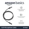imageAmazon Basics XLR Microphone Cable for Speaker or PA System All Copper Conductors 6MM PVC Jacket 25 Foot BlackBlack