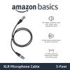 imageAmazon Basics XLR Microphone Cable for Speaker or PA System All Copper Conductors 6MM PVC Jacket 25 Foot BlackBlack