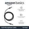 imageAmazon Basics XLR Microphone Cable for Speaker or PA System All Copper Conductors 6MM PVC Jacket 25 Foot BlackBlack