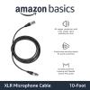 imageAmazon Basics XLR Microphone Cable for Speaker or PA System All Copper Conductors 6MM PVC Jacket 25 Foot BlackBlack