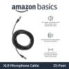 imageAmazon Basics XLR Microphone Cable for Speaker or PA System All Copper Conductors 6MM PVC Jacket 25 Foot BlackBlack