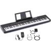 imageAmazon Basics Electric Keyboard 88Keys SemiWeighted Digital Piano with Sustain Pedal Power Supply 2 Speakers Lesson Mode Black