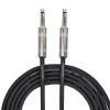 imageAmazon Basics TS 14 Inch Straight Instrument Cable for Electric GuitarBass and Keyboard 10 Foot BlackBlack