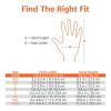 imageAmazon Basics 100 Pairs Impact Protection Gloves with Touch Screen Friendly 15G Sandy Nitrile Palm Black Size XLarge 100 Count Pack of 1Black