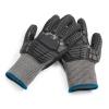 imageAmazon Basics 100 Pairs Impact Protection Gloves with Touch Screen Friendly 15G Sandy Nitrile Palm Black Size XLarge 100 Count Pack of 1Black