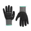 imageAmazon Basics 100 Pairs Impact Protection Gloves with Touch Screen Friendly 15G Sandy Nitrile Palm Black Size XLarge 100 Count Pack of 1Black