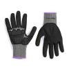 imageAmazon Basics 100 Pairs Impact Protection Gloves with Touch Screen Friendly 15G Sandy Nitrile Palm Black Size XLarge 100 Count Pack of 1Black
