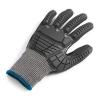 imageAmazon Basics 100 Pairs Impact Protection Gloves with Touch Screen Friendly 15G Sandy Nitrile Palm Black Size XLarge 100 Count Pack of 1Black