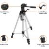 imageAmazon Basics 50inch Lightweight Portable Camera Mount Tripod Stand with Bag for Travel Photography ChampagneGray