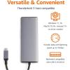 imageAmazon Basics 6in1 USBC 32 10G Hub 1 USBC 100W PD Input 2 USBA 1 USBC HDMI 4K Ethernet Light Grey 1194 x 46 x 15cm